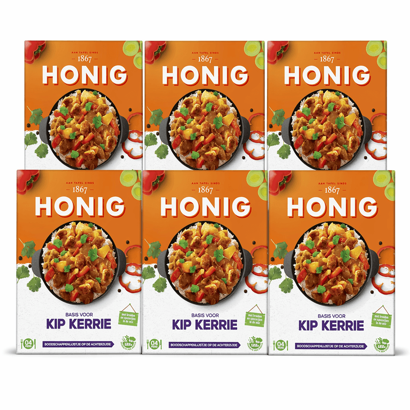 Honig Kipkerriemix - 6 x 59 g