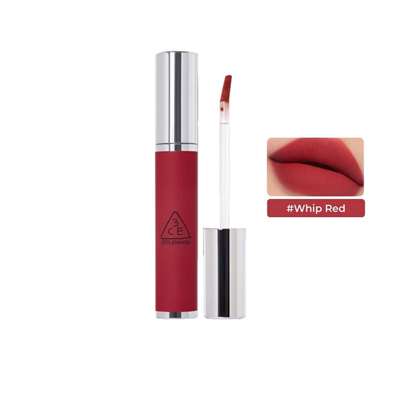 3CE Soft Matte Lip Mud #WHIP RED Rood Zweep 4g