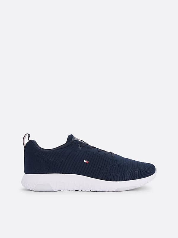 Tommy Hilfiger corporate gebreide rib runner, woestijnblauw, heren 41