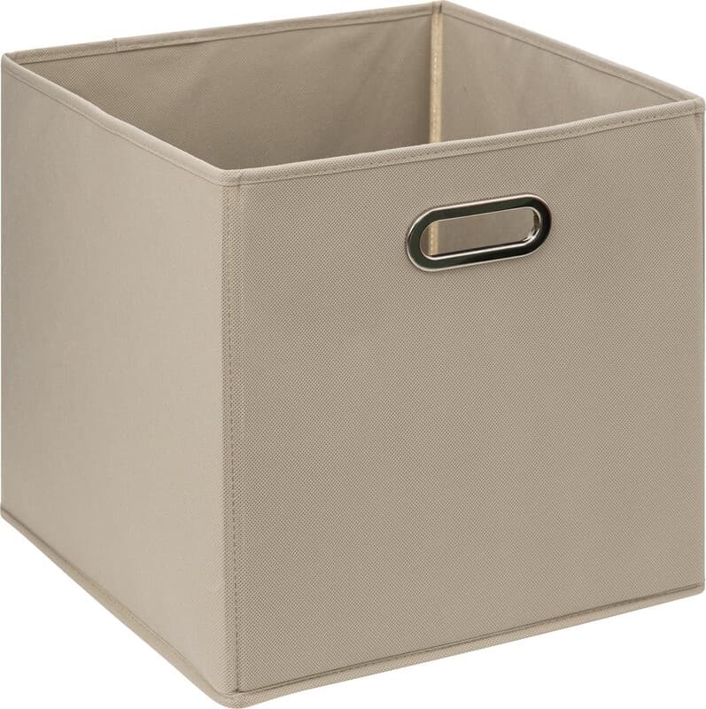 5five Uni Linnen Opbergdoos - Taupe, 31 x 31 cm