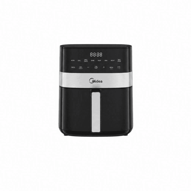 Midea MF-CN65E digitale airfryer, 6,5 L, zwart