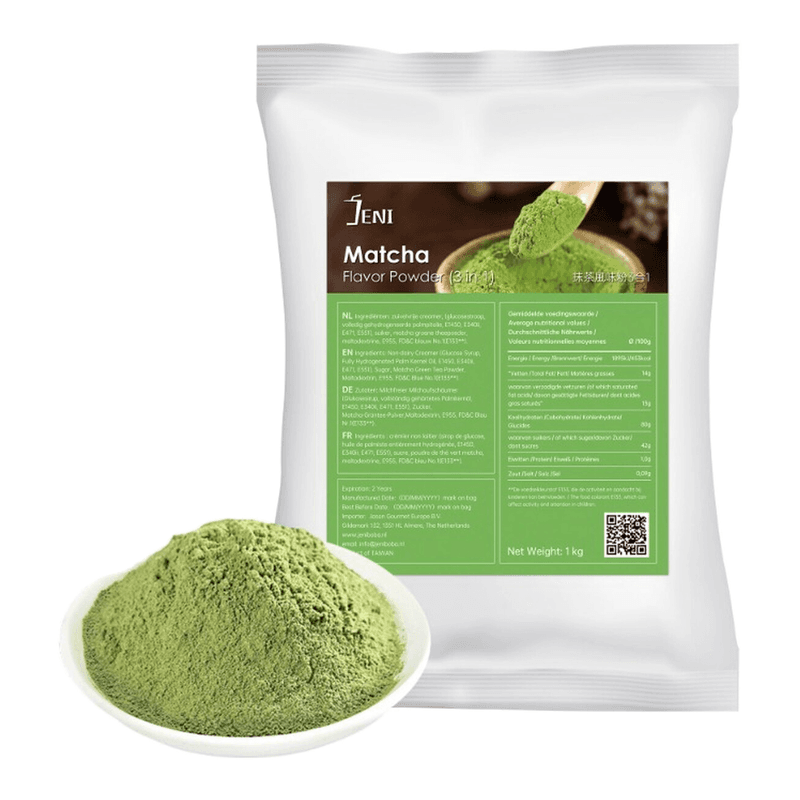 JENI Matcha Flavor Powder (3 in 1) - 1 Kg New Arrival