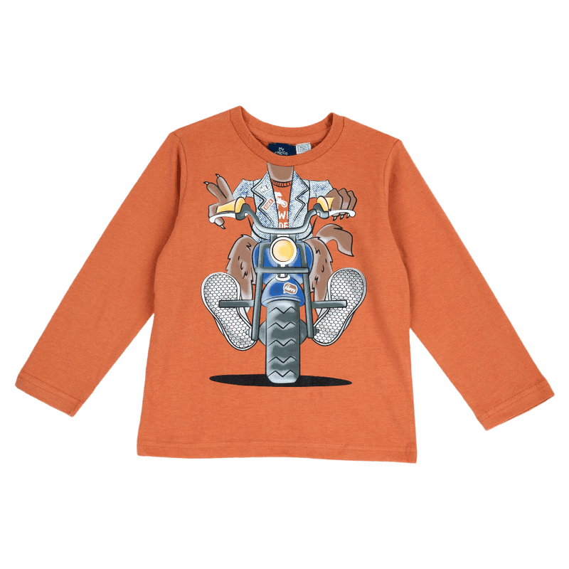 Chicco 86 T-shirt met lange mouwen lichtoranje