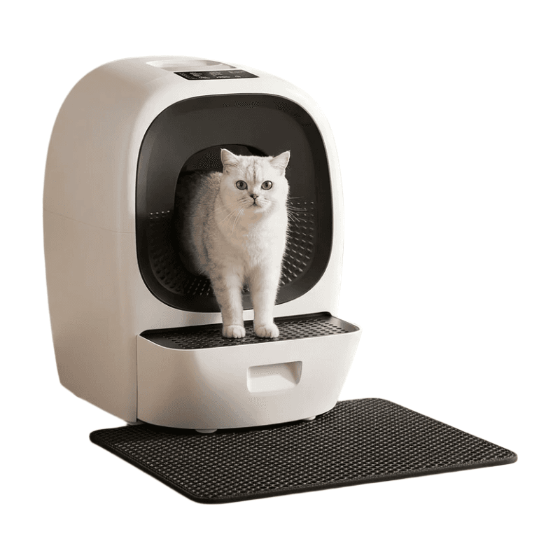 LALAHOME Zelfreinigende Kattenbak met Auto-Refill, Multi-Kat Robot, Handmatige Krab & Geurbestrijding, 6 Veiligheidssensoren, 5G APP Bediening, 80L Grote Capaciteit