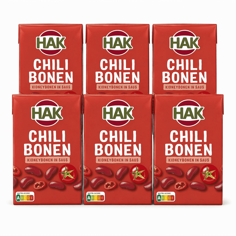 HAK Chili Bonen - 6 x 380 g