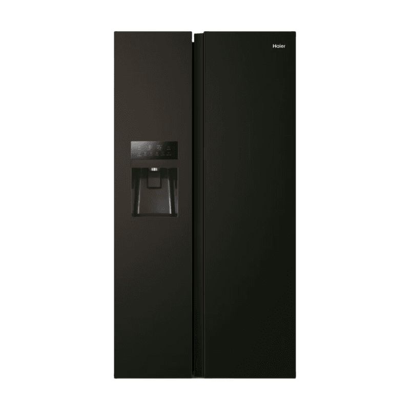Haier HSR5918DIPB Vrijstaande Side-by-Side Koelvriescombinatie – 511 L Capaciteit – No Frost Technologie – Water- & IJsdispenser – Energieklasse D – Zwarte Afwerking