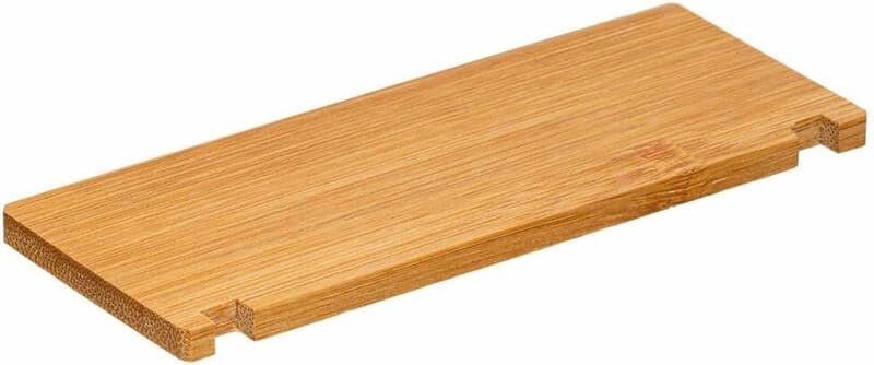 5five Seramische keukenhulpmiddelenorganisator - Steengoed en bamboe, 12,6 x 11 x 17,5 cm