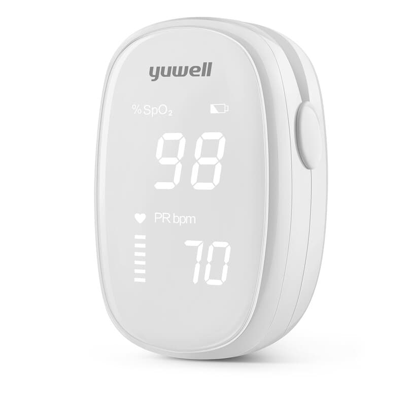 yuwell-pulsoximeter | Bloedzuurstofmeter voor vingergebruik bij volwassenen en kinderen | Klinische nauwkeurigheid, ultralicht, groot led-scherm, lichtwerend ontwerp, energiebesparend, comfortabel in gebruik