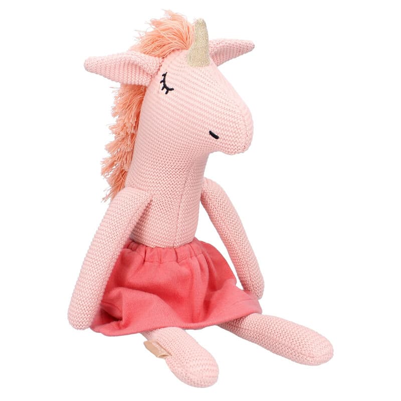 VADOBAG Cuddle Me Tight Knuffel Stella Eenhoorn - 45 cm, Lichtroze