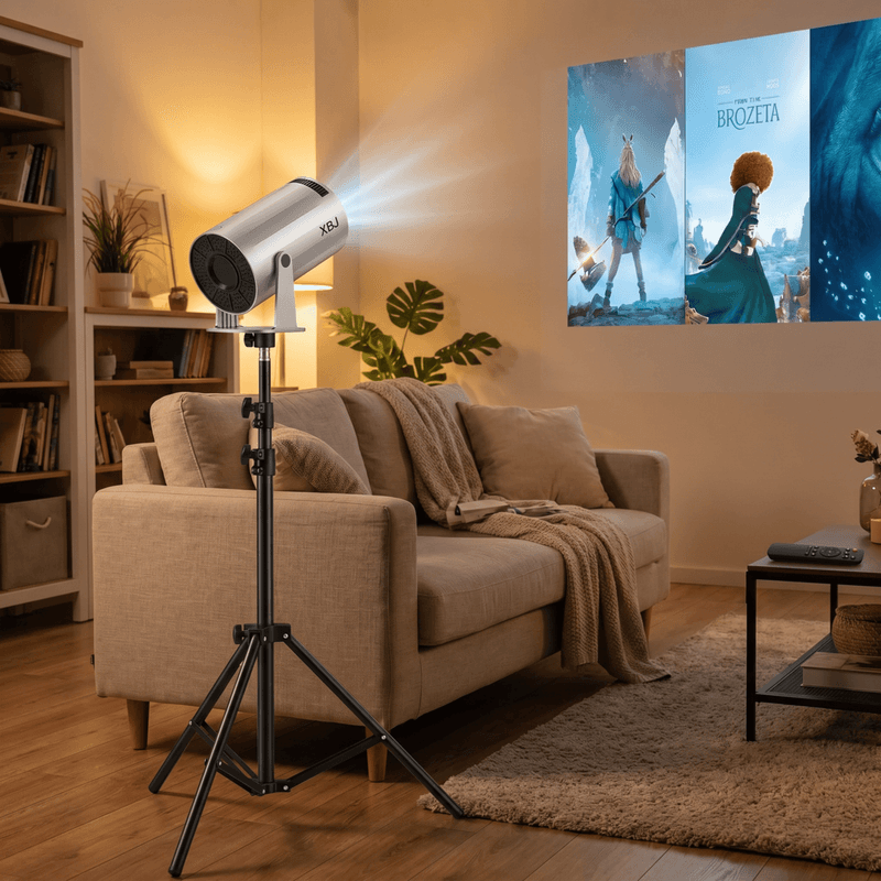 Projector met standaard bundel-XBJ draagbare zilveren projector+1,7 m projectorbeugel