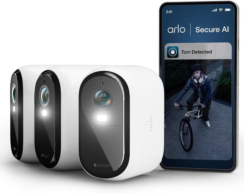 Arlo Essential3 XL 2K beveiligingscamera - 2 IP-Camera's