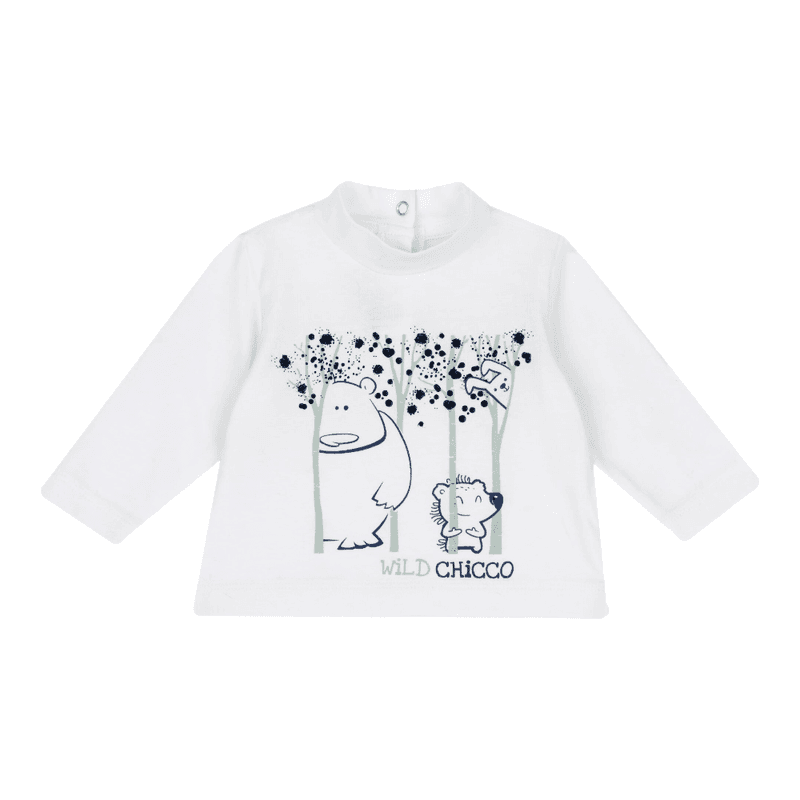 Chicco T-shirt met lange mouwen 74 Naturel