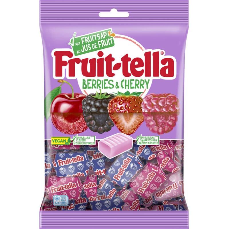Fruitella Bessen En Kers Toffees - 200 g