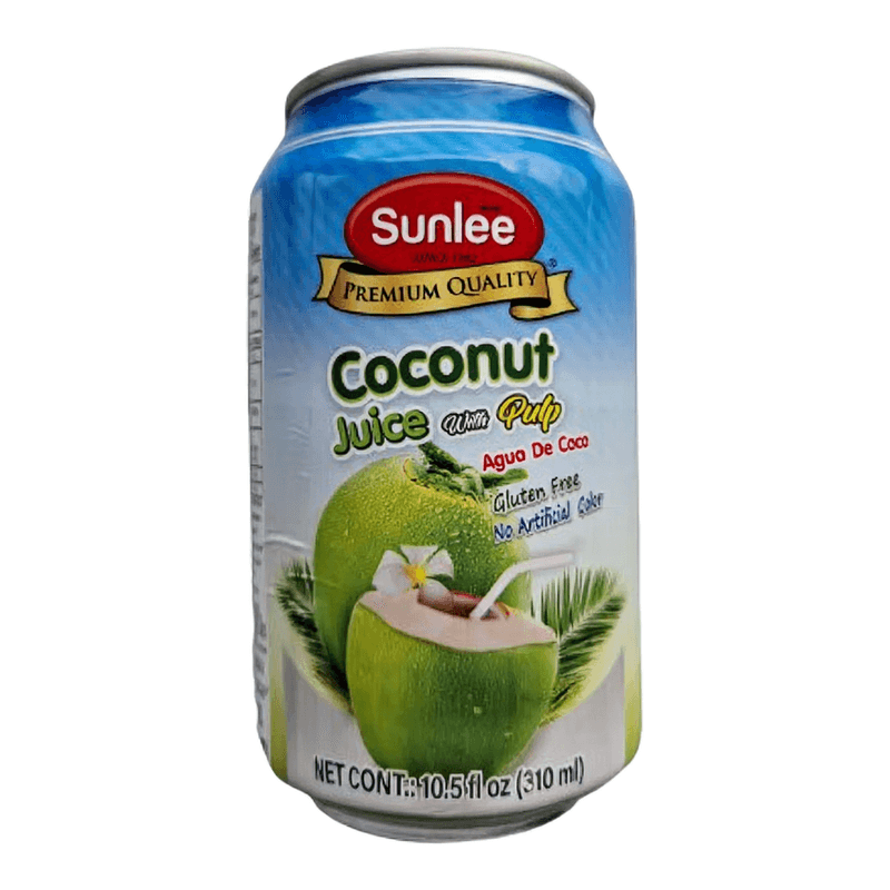 Sunlee kokosdrank met pulp in blik 310 ml