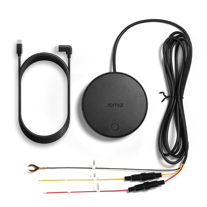 70mai 4G Hardwire Kit UP04, Type-C Voedingsadapter voor A510, A810, 4K Omni, M800,Dashcam Accessoire voor 24H Parkeermodus, Live Beeld op Afstand, Directe App-meldingen, Laagspanningsbeveiliging