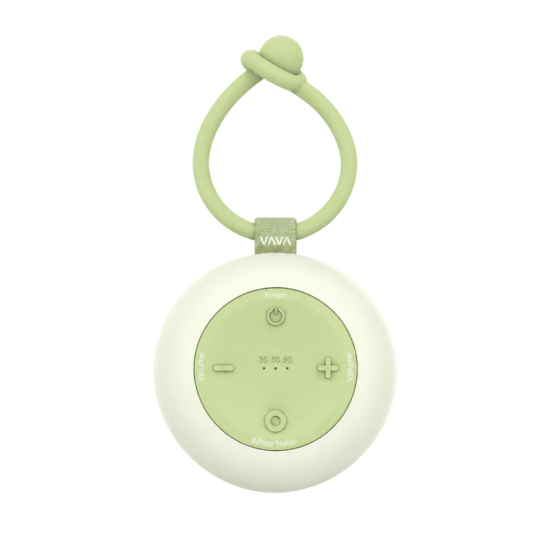 VAVA VA-CL005 Draagbare White Noise Machine met Nachtlampje, 18 Geluiden, 5 Lichtstanden, Timer en 40 uur Accu