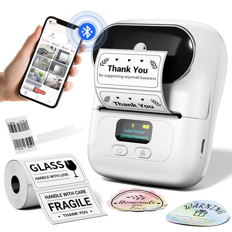 Phomemo M110 Draagbare Printer Labelmaker voor Productlabels en Logostickers - 1 stuk