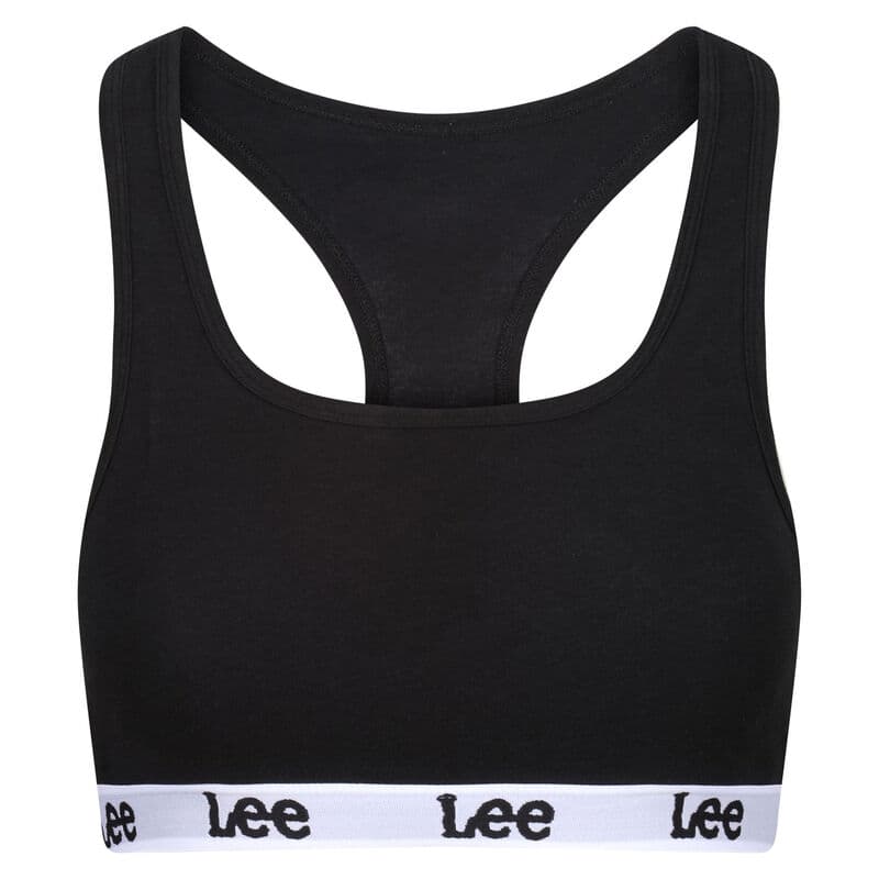 LEE BRAXTON Diana bra-crop top - zwart - maat M
