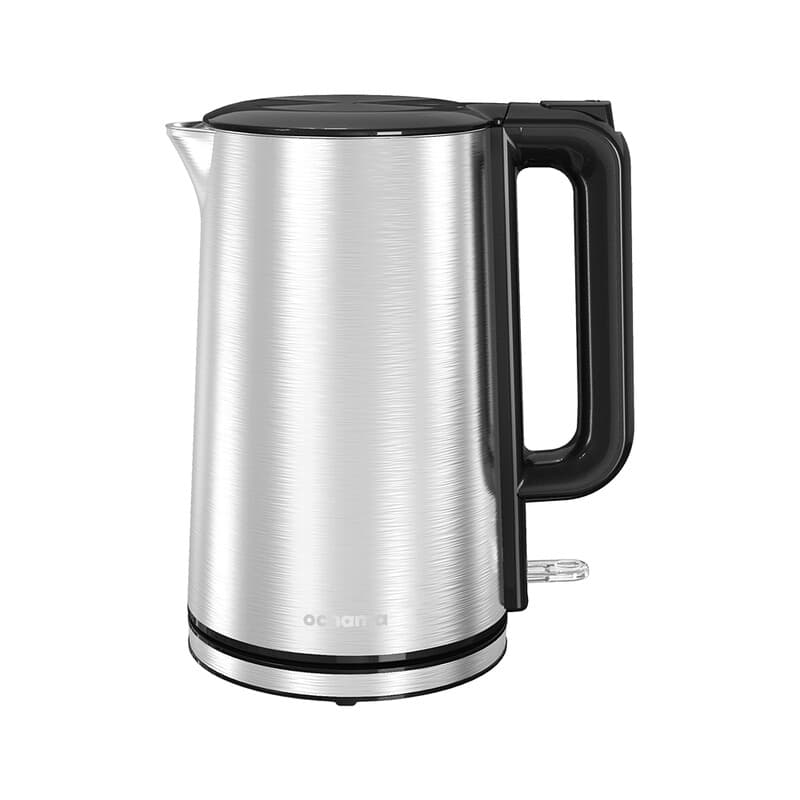 ochama Waterkoker 1,7L 2100W, Dubbelwandig RVS, Snelkoken, Anti-Verbranding Ontwerp, Naadloze Binnenkan