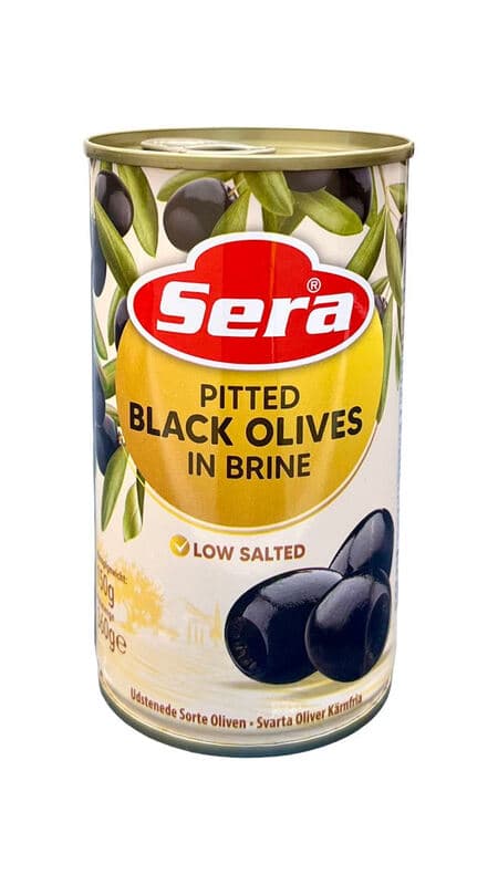 Sera Siyah Zeytin 385 ml (Zwarte Olijven)