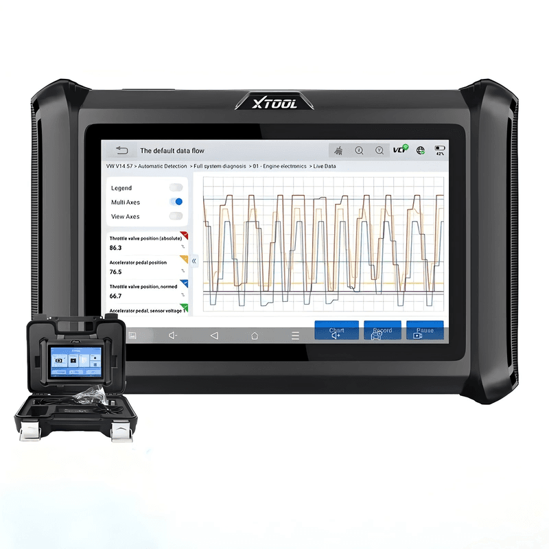 XTOOL D7S bi-directionele scantool, 2026 OBD2-scanner en diagnostisch gereedschap met FCA AutoAuth, scanner voor alle systemen, 39+ systeemresetfuncties, ECU-codering, PMI, upgrade van D7, herleren van de krukas, CAN FD/DoIP, 3 jaar updates