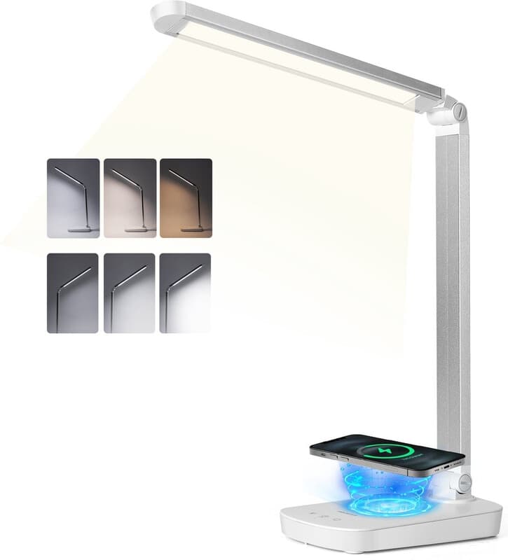 Aigostar led tafellamp LIGHT11 zilver 5 W 6400-2700 K