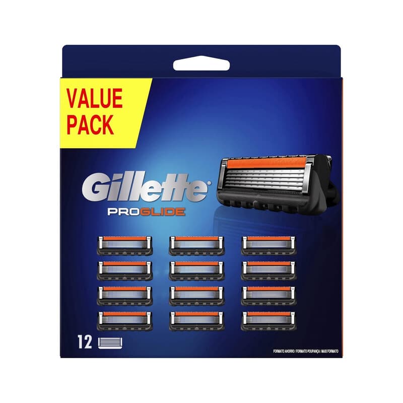 Gillette Proglide Navulmesjes (12 stuks)