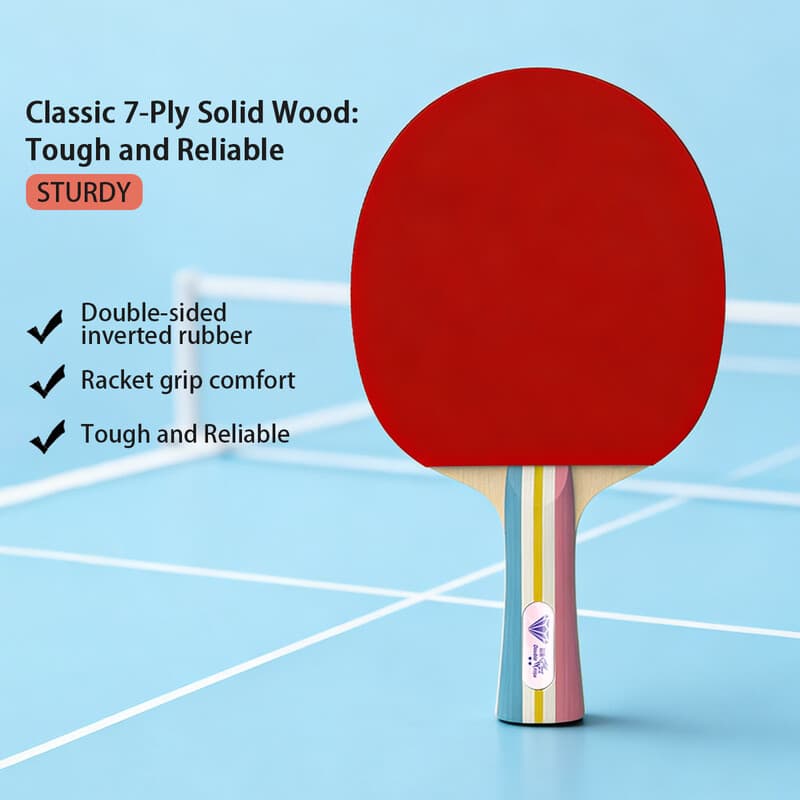 Double Fish Diamond 2 Sterren Kinder-tafeltennisset, Shakehand singlehand