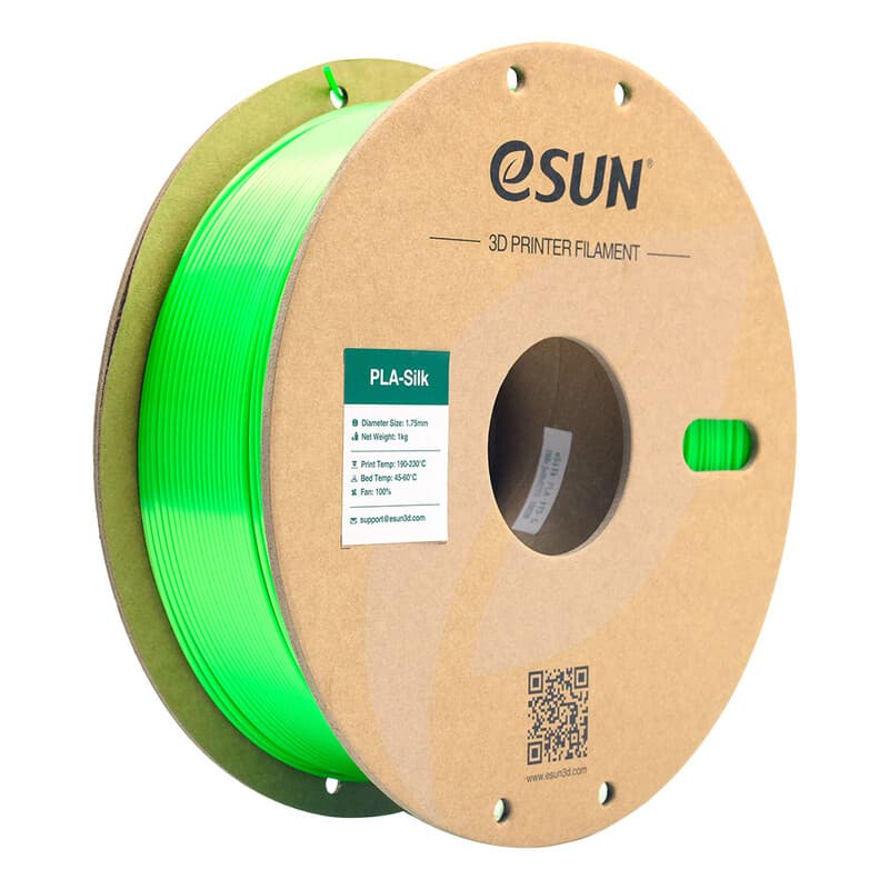 eSun ePLA-Silk Groen zijdeglans / Green 1 kg - 1.75mm - 3D printer filament