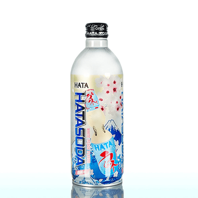 Hata Japanese Ramune Perzik Limonade - 500 ml