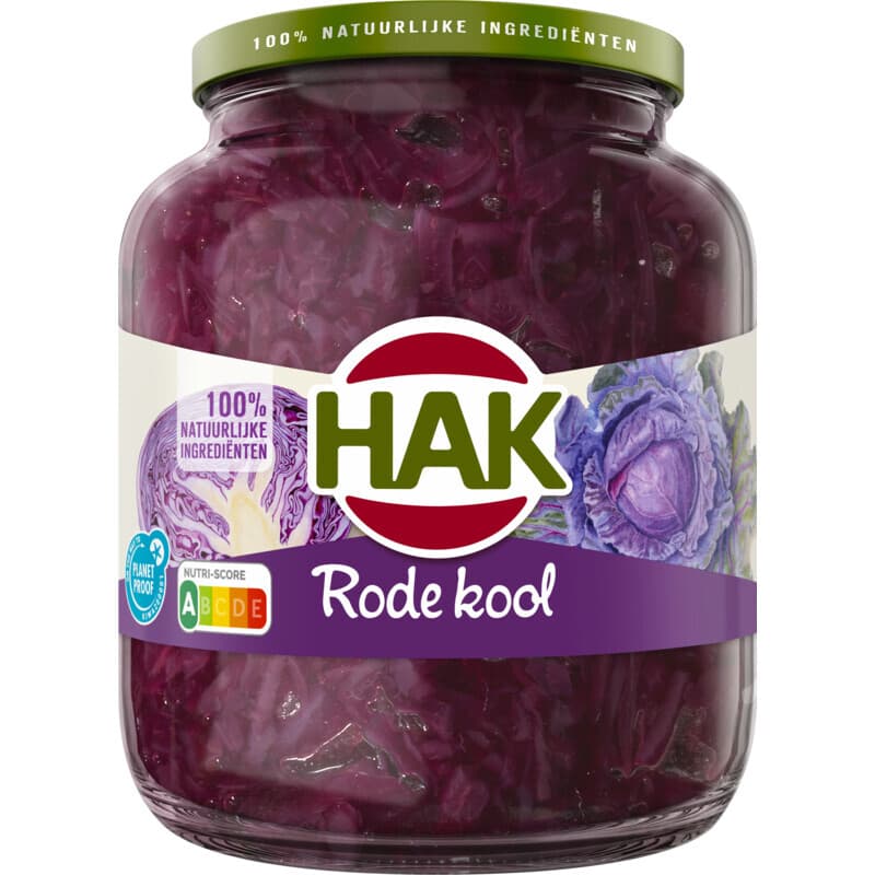 Hak Rode Kool - 700 g