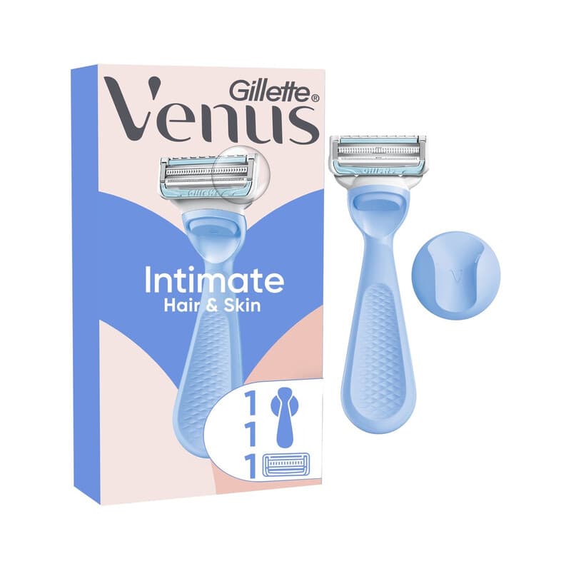 Gillette Venus Intimate voor de intieme zone Scheersysteem - 1 Handvat + 1 Scheermesjes
