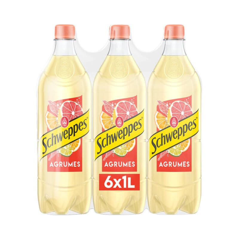 Schweppes Agrumes - 6 x 1 L