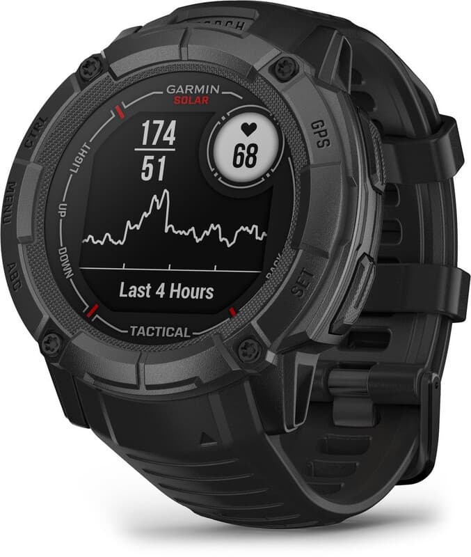 Garmin Instinct 2X Solar - Tactical Edition - Smartwatch - Oneindige batterijduur met Solar - Ingebouwde zaklamp - Multi-band GNSS - Black