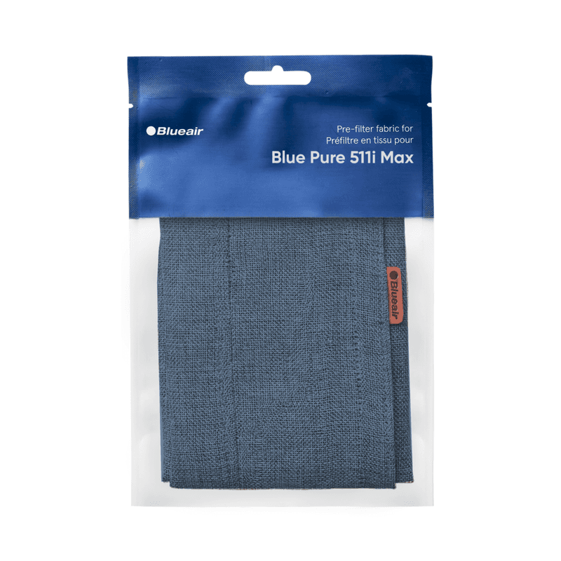 Blueair Blue Pure 511i Max voorfilter, wasbare stof, mistkleurig