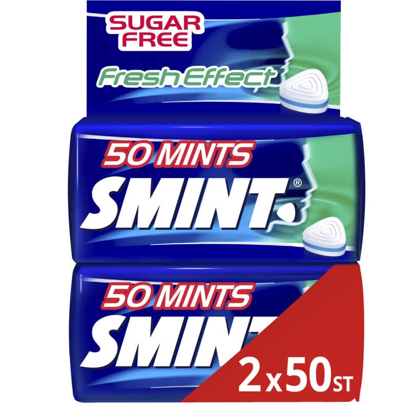 Smint Fresh Effect Strong Menthol Flavor - 2 x 50 pcs