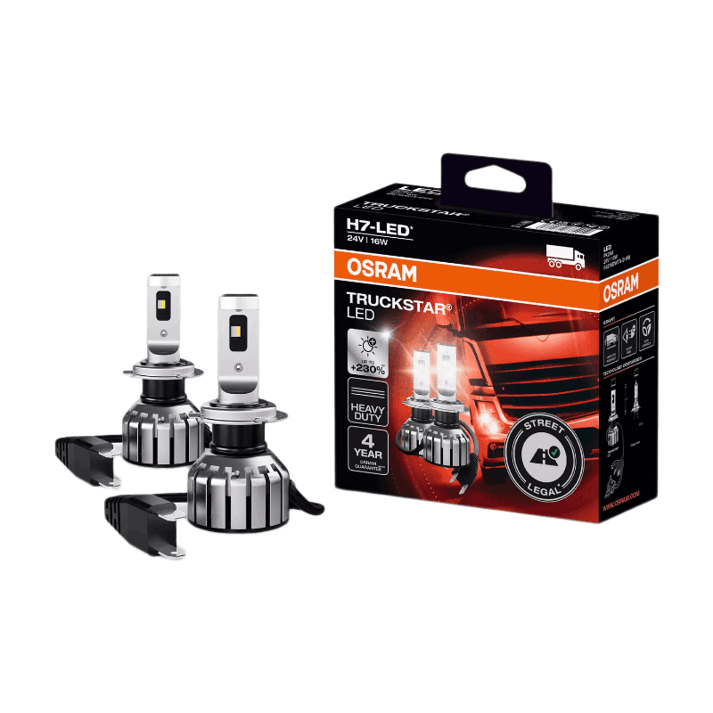 Osram Truckstar LED H7 LED Koplamp 24V Set ECE-goedgekeurd