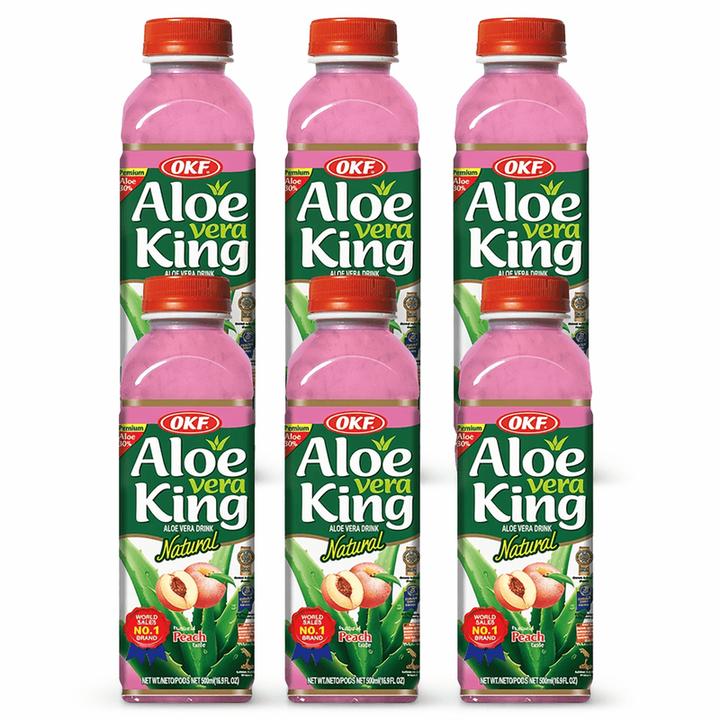 OKF Aloë Vera Drank Perzik 500 ml x 6