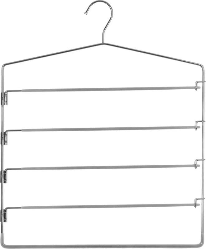 Five Kledinghanger - voor 4 broeken - metaal - 37 x 48 cm - broekhanger