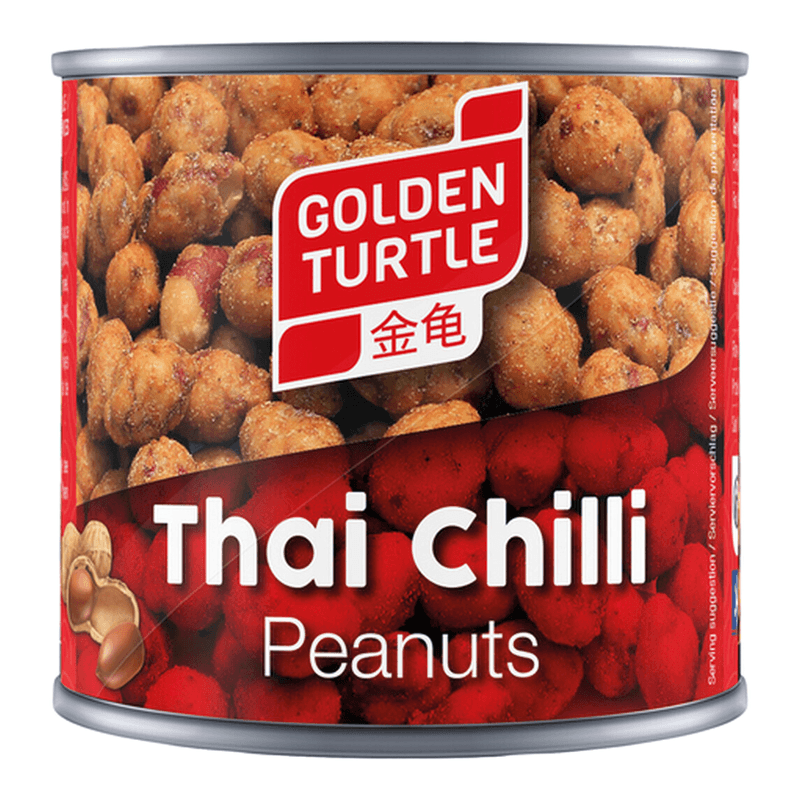 Golden Turtle pinda’s met chili-coating - 140 g