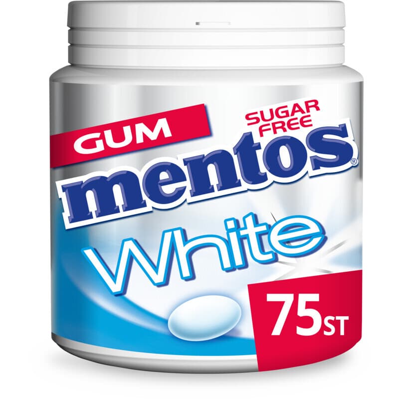 Mentos Gum White Sweet Mint - 113 g