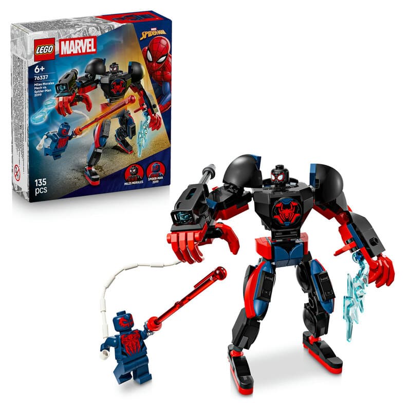 LEGO Super Heroes 76337 Miles Morales mecha vs. Spider-Man 2099