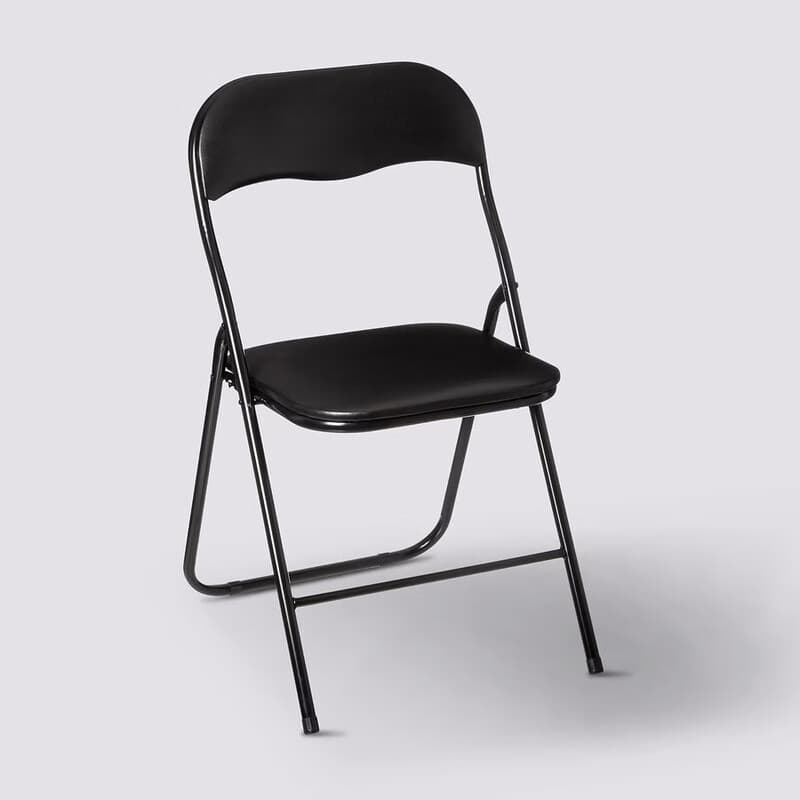 5five Vouwstoel - Zwart, 44 x 48 x 79 cm