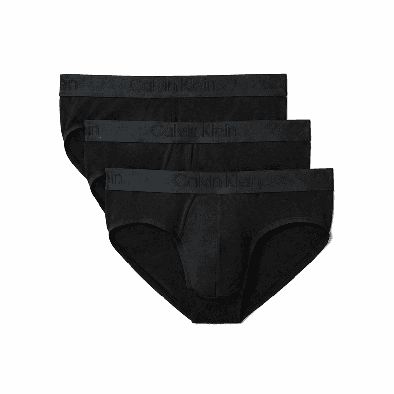 Calvin Klein UB1 hip briefs voor heren - 3-pack - zwart - M