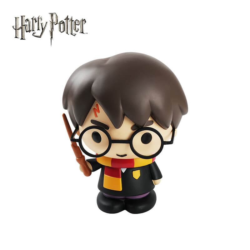 Harry Potter Spaarpot Officieel Gelicentieerd 3D PVC Schattig Waterdicht Breukvast Beeldje Gelddoos Muntenspaarpot Woondecoratie Verzamelobject Bureau Organizer Spaarpot Cadeau