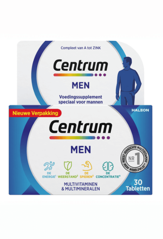 Centrum Men Multivitamine tabletten 30 stuks