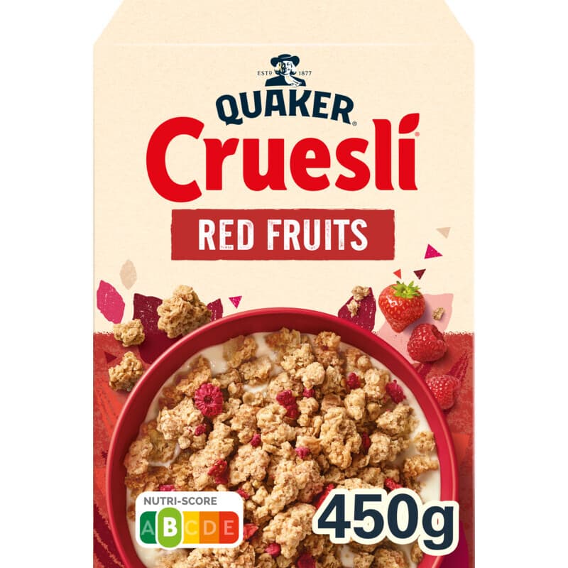 Quaker Cruesli Rode Vruchten - 450 g