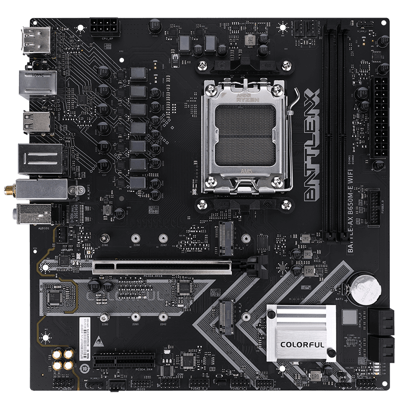 Colorful BATTLE-AX B650M-E WIFI V14 Moederbord, M-ATX-formaat