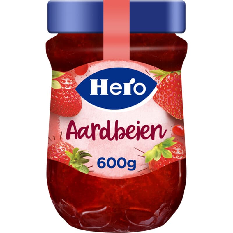Hero Aardbei Extra Jam - 600 g