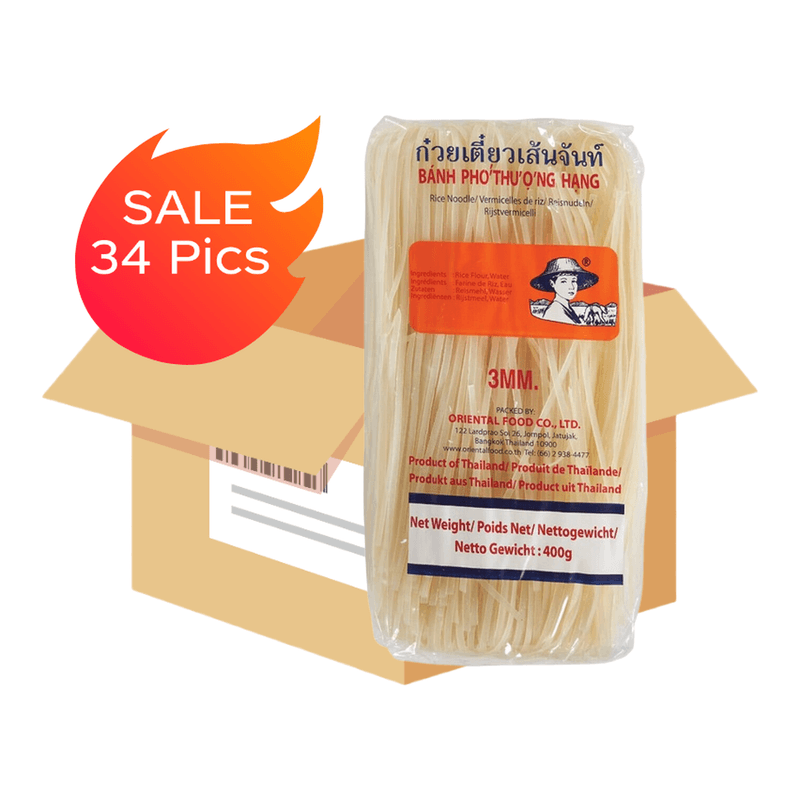 Farmer Brand Boer Rijststick noedels 3mm 34x400g 1doos
